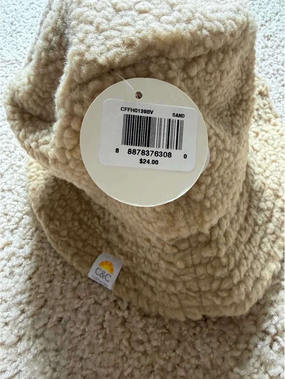 C&C California tan hat NWT
